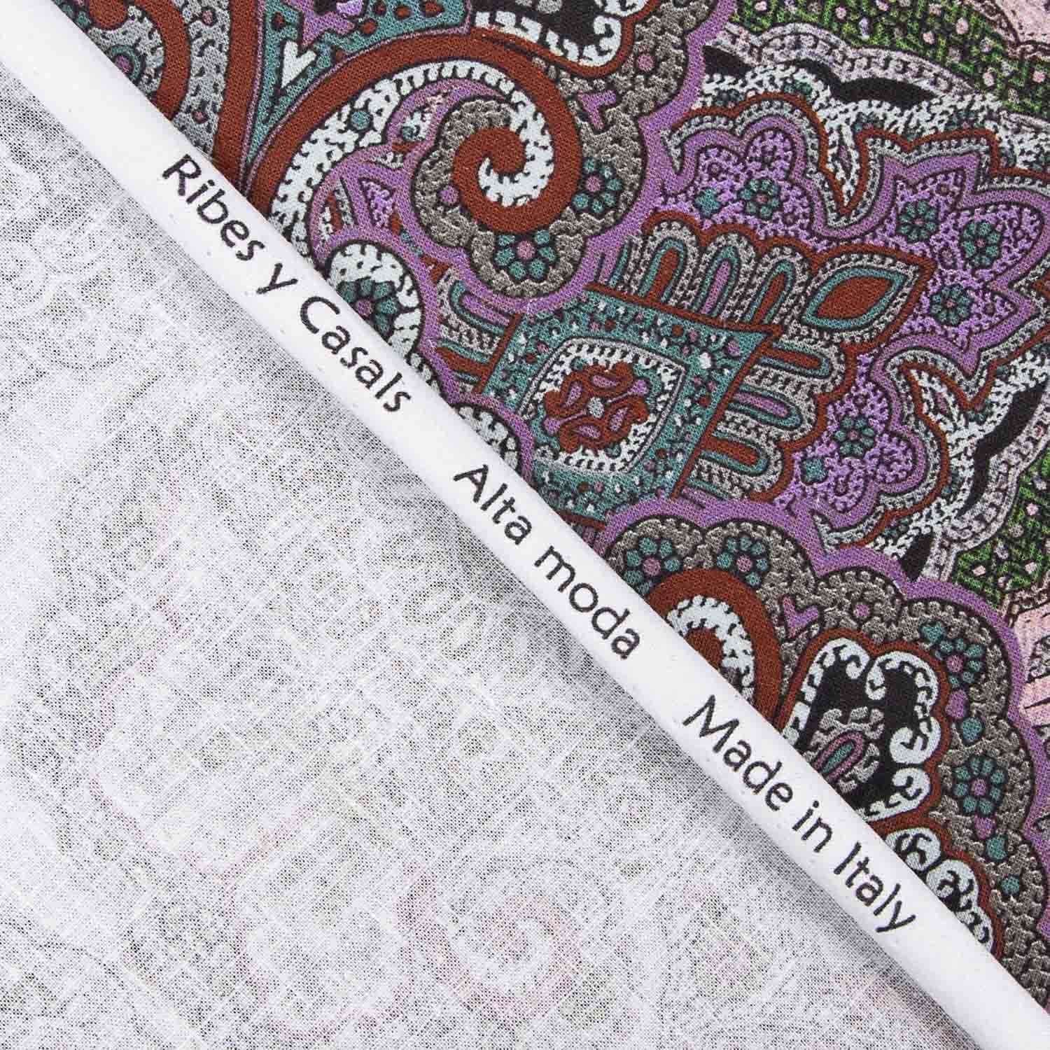 Leinen Baumwolle Baumwolle Tropical Floral Print Goa - Ribes y Casals