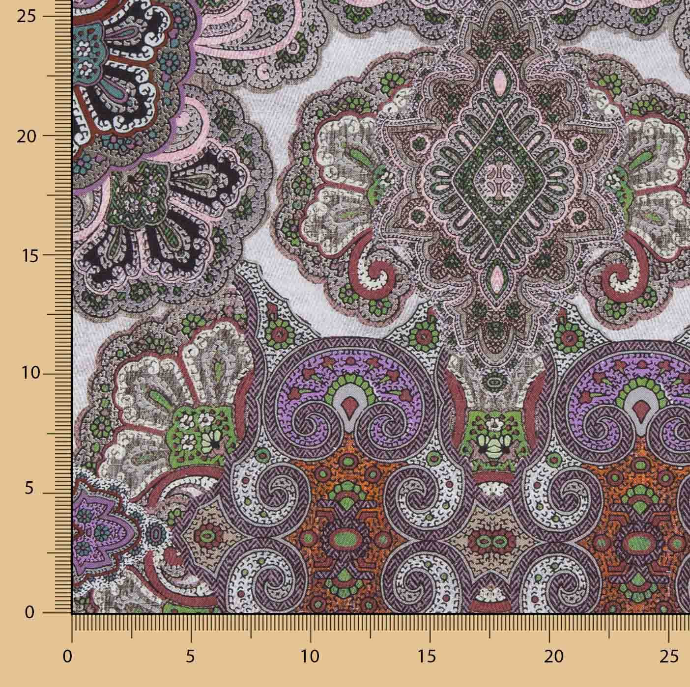Leinen Baumwolle Baumwolle Tropical Floral Print Goa - Ribes y Casals