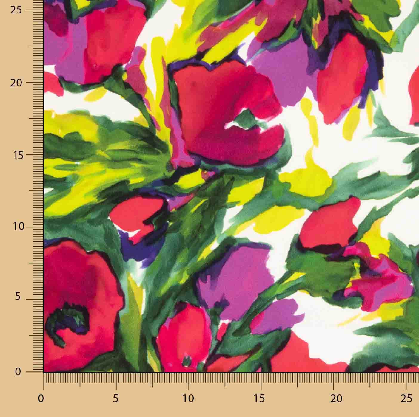 Viva Matisse Floral bedruckte Viskose - Ribes y Casals