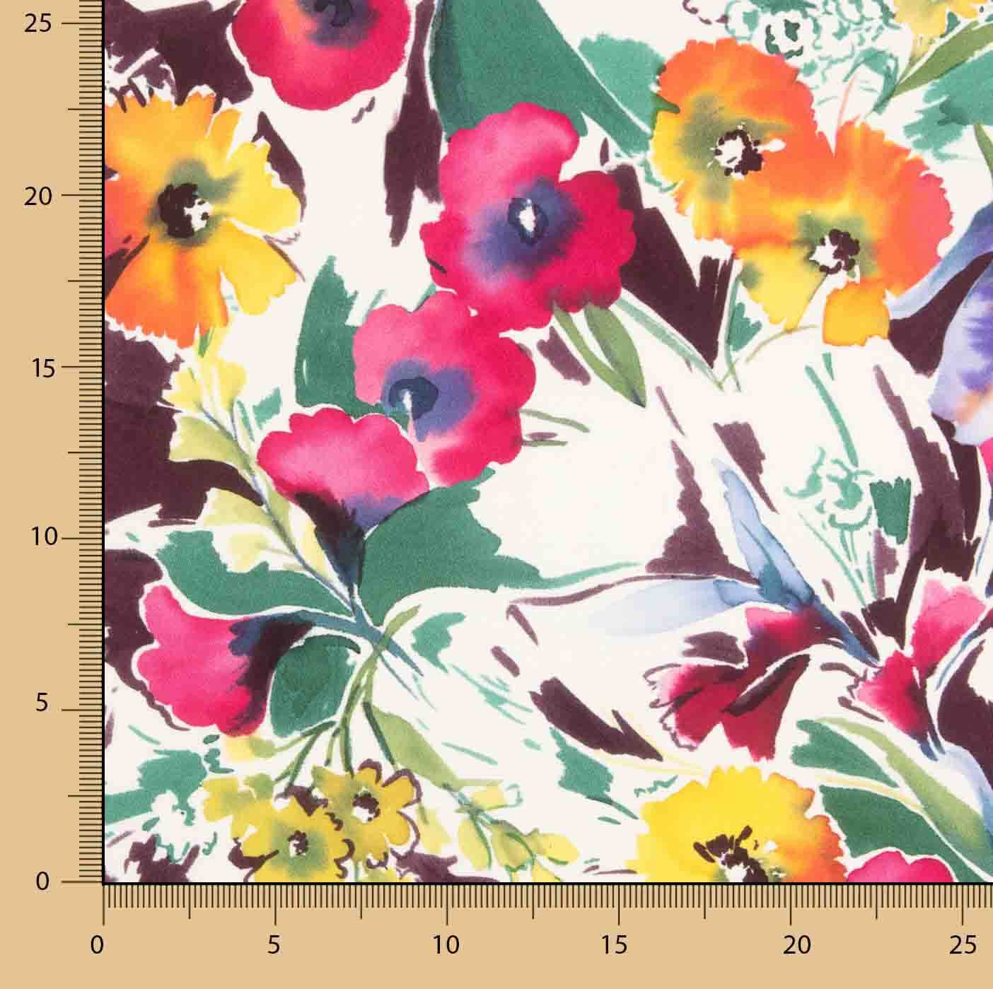 Gauguin Floral bedruckte Viskose - Ribes y Casals