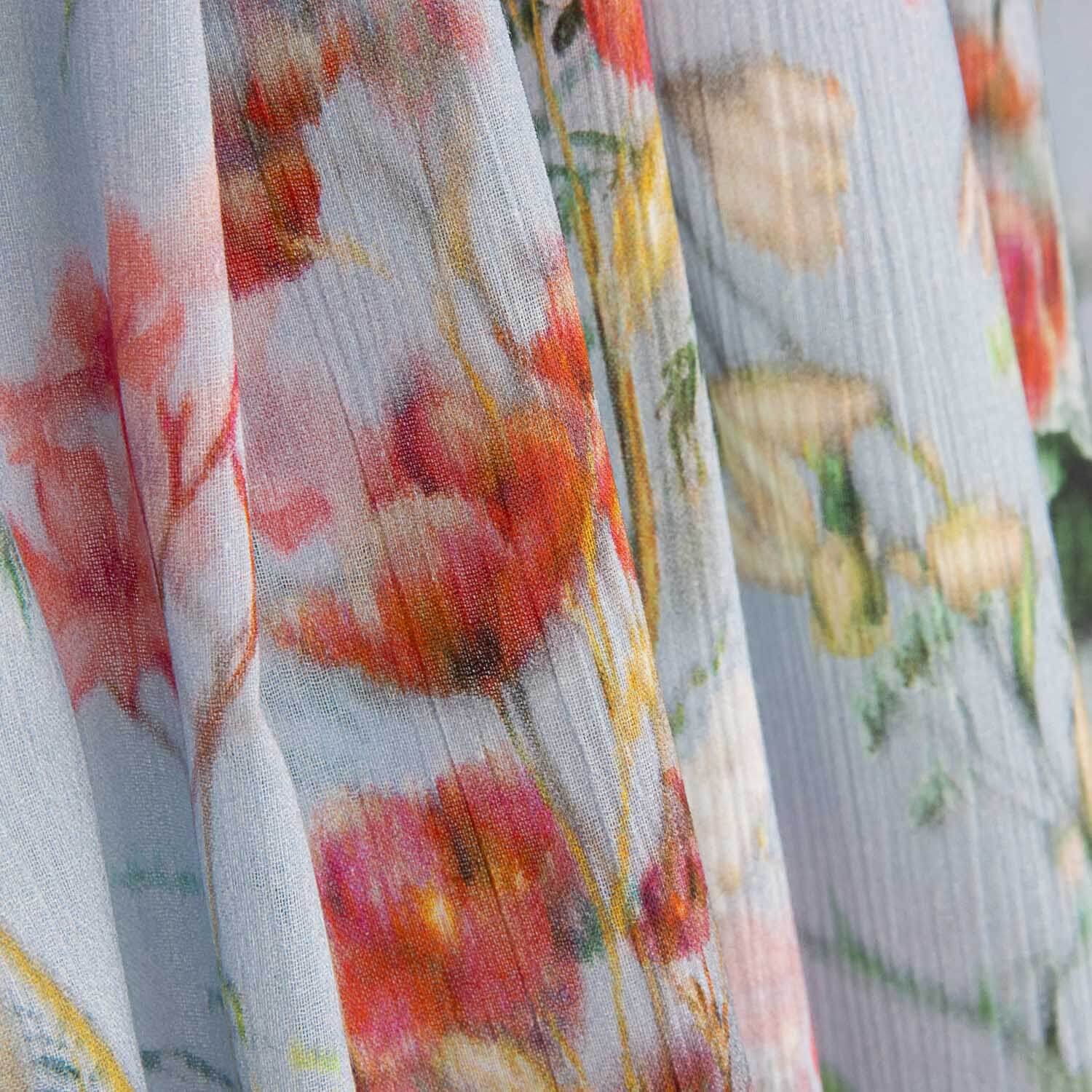 Voile Bambula Baumwolle Floral Zarte Baumwolle Monet - Ribes y Casals