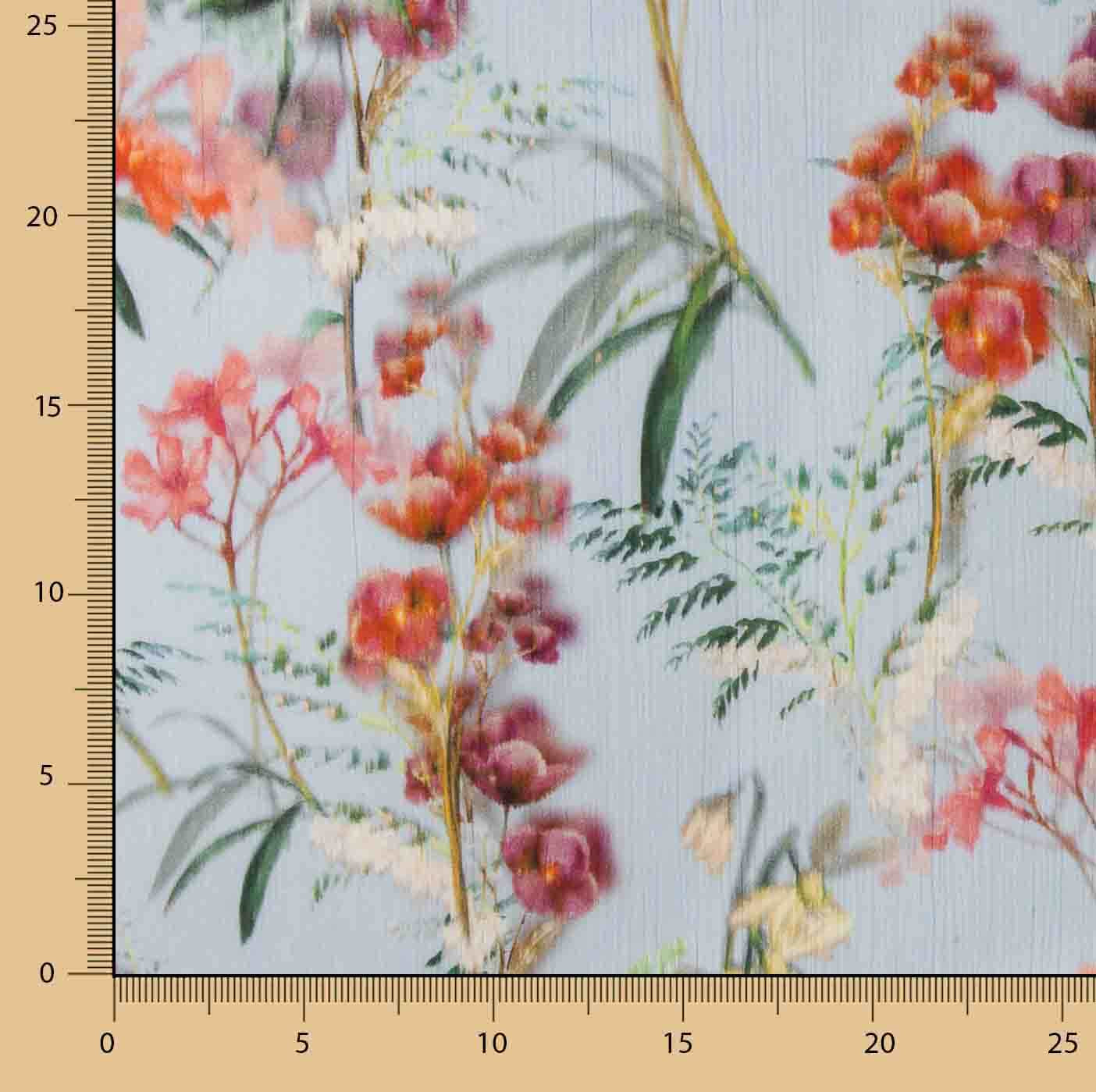 Voile Bambula Baumwolle Floral Zarte Baumwolle Monet - Ribes y Casals