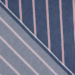 Mehrfarbiger Denim mit diplomatischen Streifen - Ribes y Casals