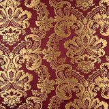 Brokat, Jacquard, Damast, Gold, Bordeaux - Ribes y Casals