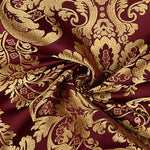 Brokat, Jacquard, Damast, Gold, Bordeaux - Ribes y Casals