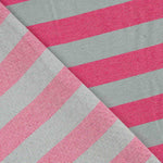 Zweifarbige Plane mit Streifen in Rosa und Graugrün - Ribes y Casals