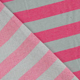 Zweifarbige Plane mit Streifen in Rosa und Graugrün - Ribes y Casals
