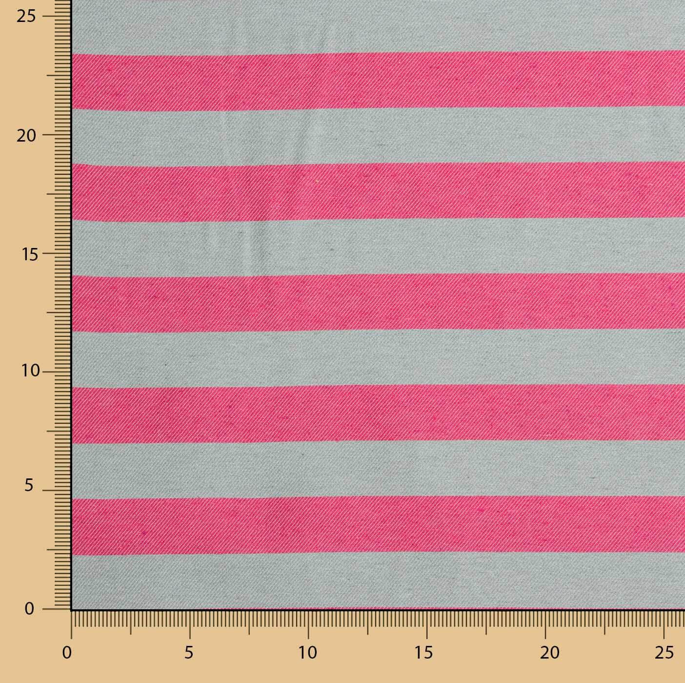 Zweifarbige Plane mit Streifen in Rosa und Graugrün - Ribes y Casals