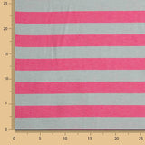 Zweifarbige Plane mit Streifen in Rosa und Graugrün - Ribes y Casals