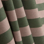 Zweifarbige Canvas-Streifen in Grün und Beige - Ribes y Casals