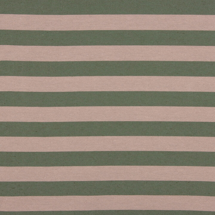 Zweifarbige Canvas-Streifen in Grün und Beige - Ribes y Casals