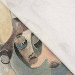 Half-Panama-Segeltuch „Artistic Faces“ Pastell - Ribes y Casals