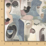 Half-Panama-Segeltuch „Artistic Faces“ Pastell - Ribes y Casals