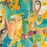 Half-Panama-Leinwand „Abstrakte Gesichter“ - Ribes y Casals