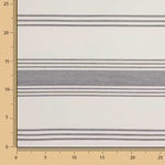 Graue, teflonbeschichtete Outdoor-Segeltuchplane mit Streifen - Ribes y Casals