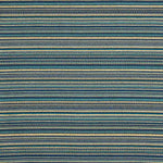 Lurex-Brokat mit Streifen im Alpujarra-Stil, blau - Ribes y Casals