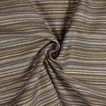 Lurex-Brokat mit Streifen im Alpujarra-Stil, beige - Ribes y Casals