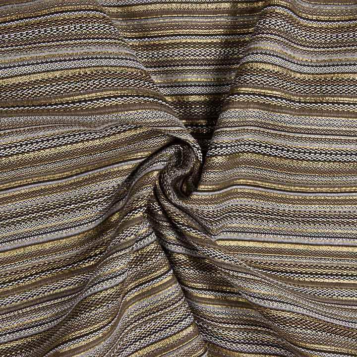 Lurex-Brokat mit Streifen im Alpujarra-Stil, beige - Ribes y Casals