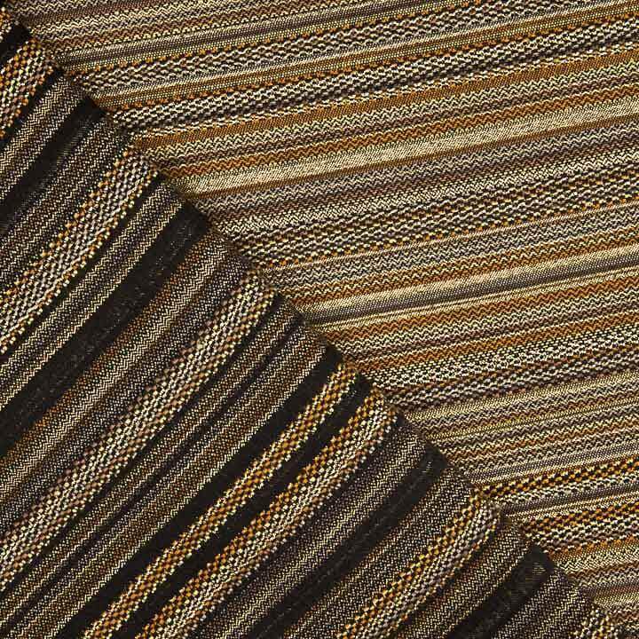 Lurex-Brokat mit Streifen im Alpujarra-Stil, Gold - Ribes y Casals