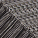 Lurex-Brokat mit Streifen im Alpujarra-Stil, silberfarben - Ribes y Casals