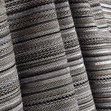 Lurex-Brokat mit Streifen im Alpujarra-Stil, silberfarben - Ribes y Casals