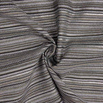 Lurex-Brokat mit Streifen im Alpujarra-Stil, silberfarben - Ribes y Casals