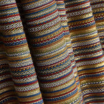 Lurex-Brokat mit Streifen im Alpujarra-Stil, mehrfarbig - Ribes y Casals