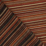 Lurex-Brokat mit Streifen im Alpujarra-Stil, rot - Ribes y Casals
