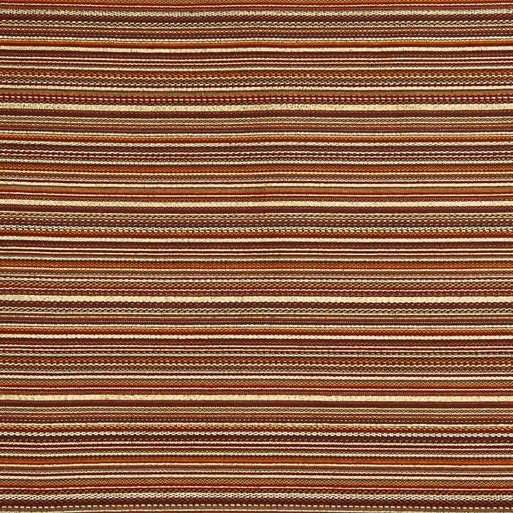 Lurex-Brokat mit Streifen im Alpujarra-Stil, rot - Ribes y Casals