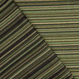 Lurex-Brokat mit Streifen im Alpujarra-Stil, grün - Ribes y Casals