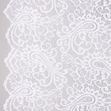 Weiße, bestickte Braut-Spitze „Garden Paisley“ - Ribes y Casals