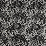 Schwarze Paisley-Spitze „Bridal Garden“ - Ribes y Casals