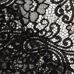Schwarze Paisley-Spitze „Bridal Garden“ - Ribes y Casals