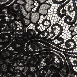 Schwarze Paisley-Spitze „Bridal Garden“ - Ribes y Casals