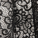 Schwarze Paisley-Spitze „Bridal Garden“ - Ribes y Casals