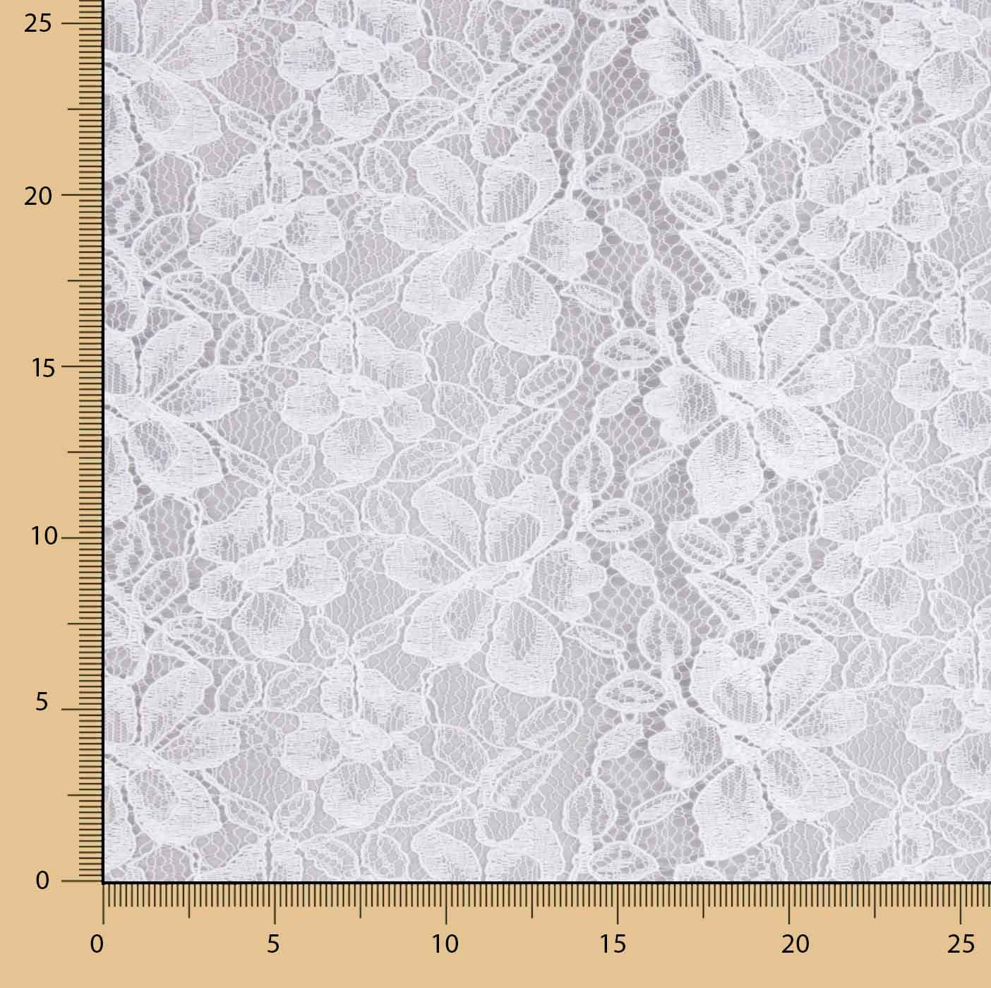 Weiße „Blonda Rebrodé Bridal Garden“-Spitze - Ribes y Casals