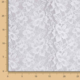 Weiße „Blonda Rebrodé Bridal Garden“-Spitze - Ribes y Casals