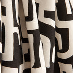 Schwarzes Sweatshirt aus Fleece mit abstraktem Aufdruck - Ribes y Casals