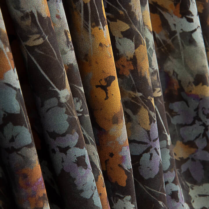 Bedrucktes Viskosestoff-Satin „Autumn“ - Ribes y Casals