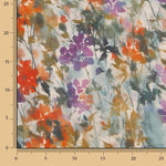 Bedrucktes Viskosestoff-Satin „Wildflower“ - Ribes y Casals