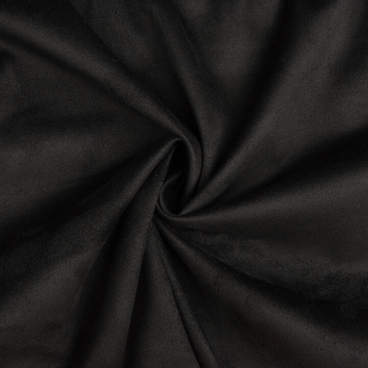 Scuba-Strick, Veloursleder, schwarz - Ribes y Casals