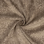 Cordstoff mit Leopardenmuster in Kakaobraun - Ribes y Casals