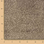 Cordstoff mit Leopardenmuster in Kakaobraun - Ribes y Casals