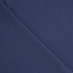 Einfarbiger Viskose-Jersey in Denim-Blau, stonewashed - Ribes y Casals