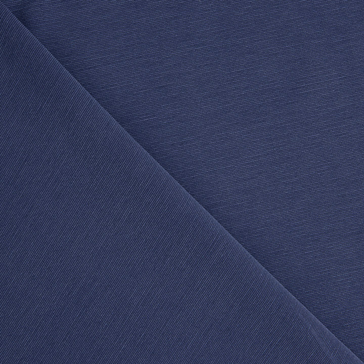 Einfarbiger Viskose-Jersey in Denim-Blau, stonewashed - Ribes y Casals