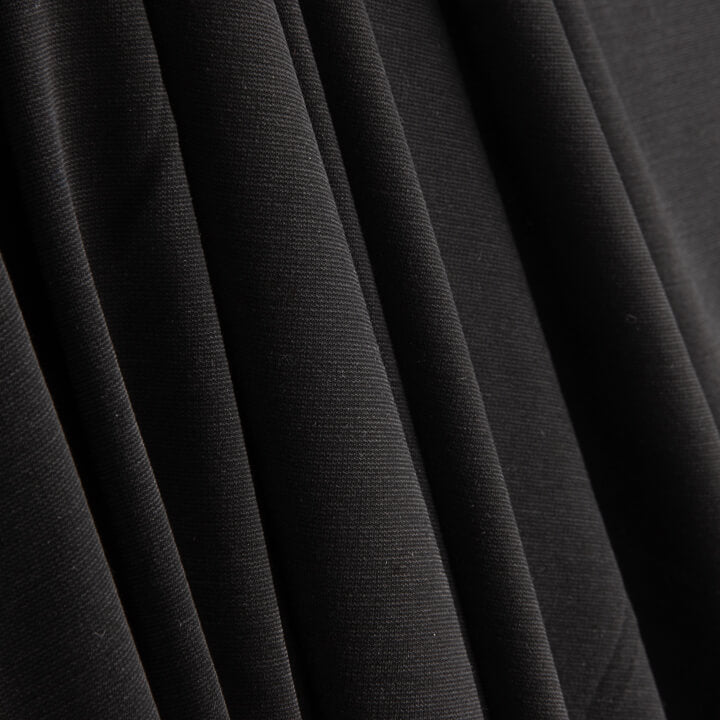 Schwarzer, stonewashed Viskose-Jersey - Ribes y Casals