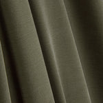 Grün-khaki-farbene Viskose mit glatter Struktur, stonewashed - Ribes y Casals