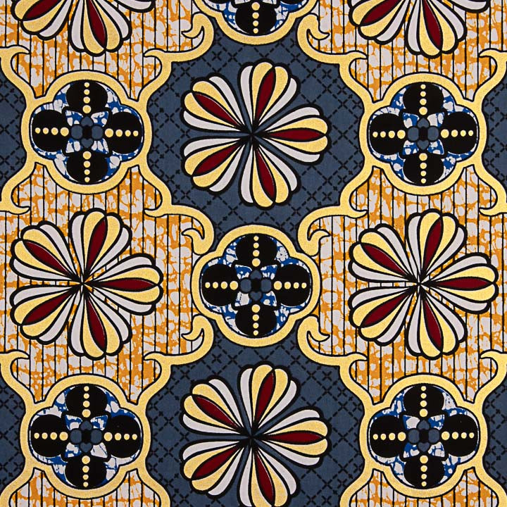Wax Lúrex Dakar Denim – Gold - Ribes y Casals