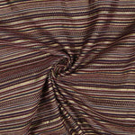 Lurex-Brokat mit Streifen im Alpujarra-Stil in Granatrot und Rosa - Ribes y Casals