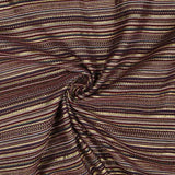 Lurex-Brokat mit Streifen im Alpujarra-Stil in Granatrot und Rosa - Ribes y Casals